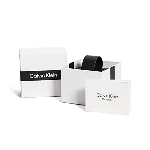 Calvin Klein Men's Quartz Watch 42mm | Black Leather Strap & Stainless Steel Case thumbnail 3