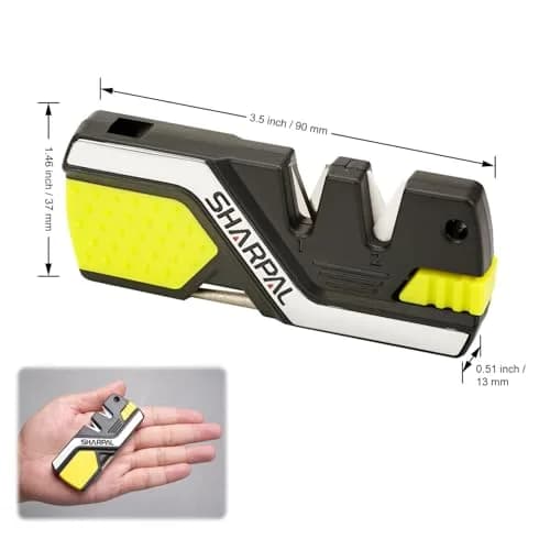 SHARPAL 101N-G Pocket Knife Sharpener with Ferro Rod & Whistle | 10.9 cm (4.3 in) Length thumbnail 3