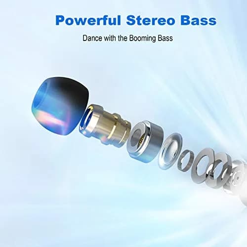 YINYOO KBEAR KS1 In Ear Monitor Bass Earbuds Wired Earbuds | Clear Sound Stereo Headphones with Detachable Cable for Musicians thumbnail 7