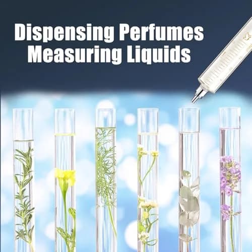 Jiaxix 20ml Glass Syringe with Metal Head and Caps (2-Pack) | Precise Liquid Transfer for Oils & Glues thumbnail 7