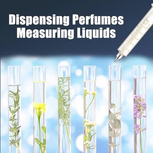 Jiaxix 10ml Glass Syringe with Metal Luer Lock and Caps (2-Pack) | Accurate Liquid Dispensing for Labs & Crafts thumbnail 7