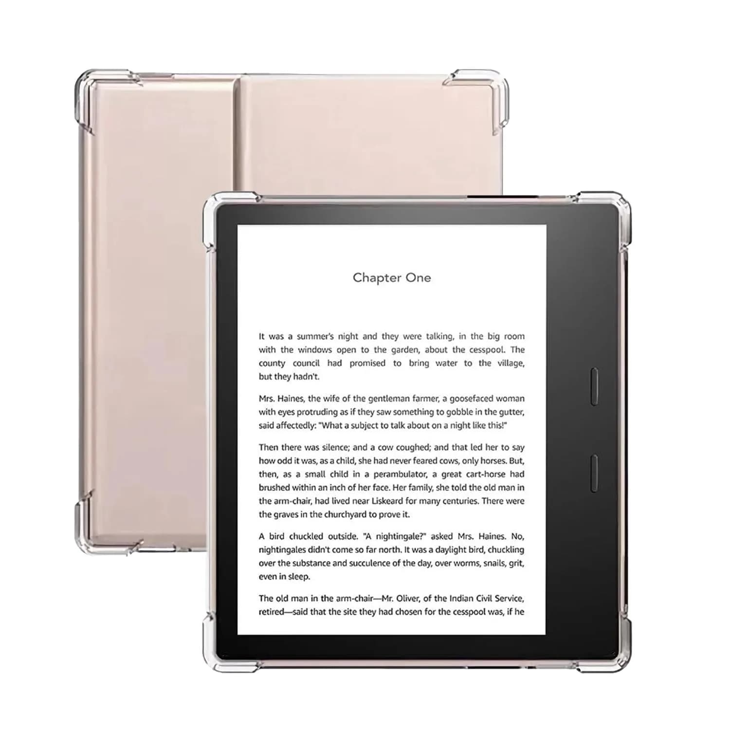 Zcooooool Clear Case for Kindle Oasis (9th & 10th Gen, 7-inch) | Reinforced Corners for Impact Protection - main product image