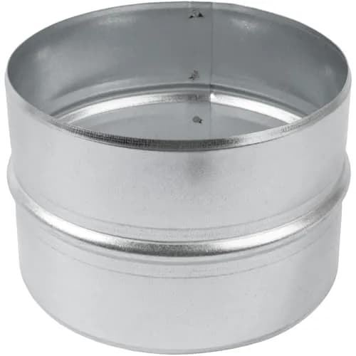Vent Systems 6'' Inch Galvanized Steel Duct Connector | Round Ventilation Duct Extension for HVAC & Industrial Use thumbnail 8