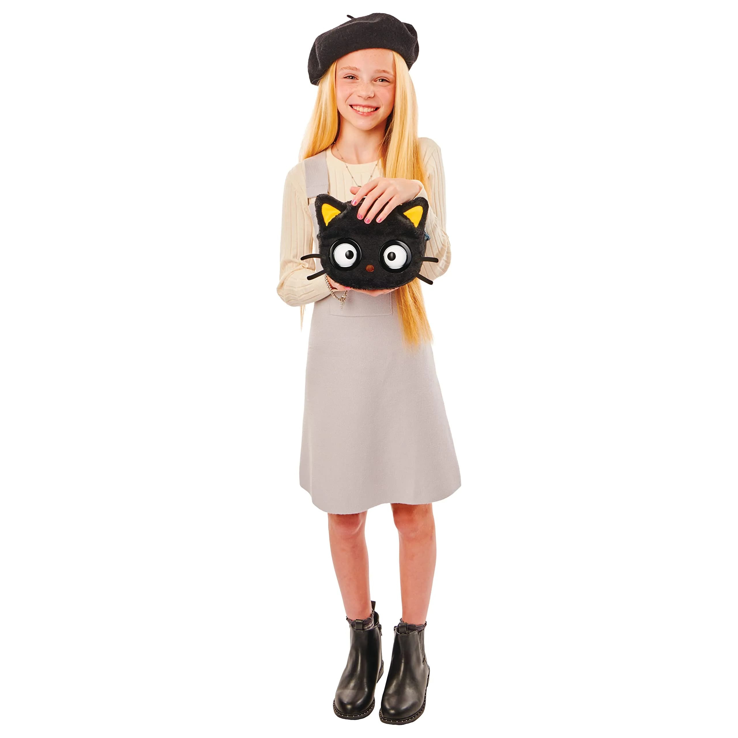Purse Pets Chococat Interactive Shoulder Bag with 30+ Sounds, Eye Flashes, Reactions and Music | Musical Toy for Ages 5+ - view 4