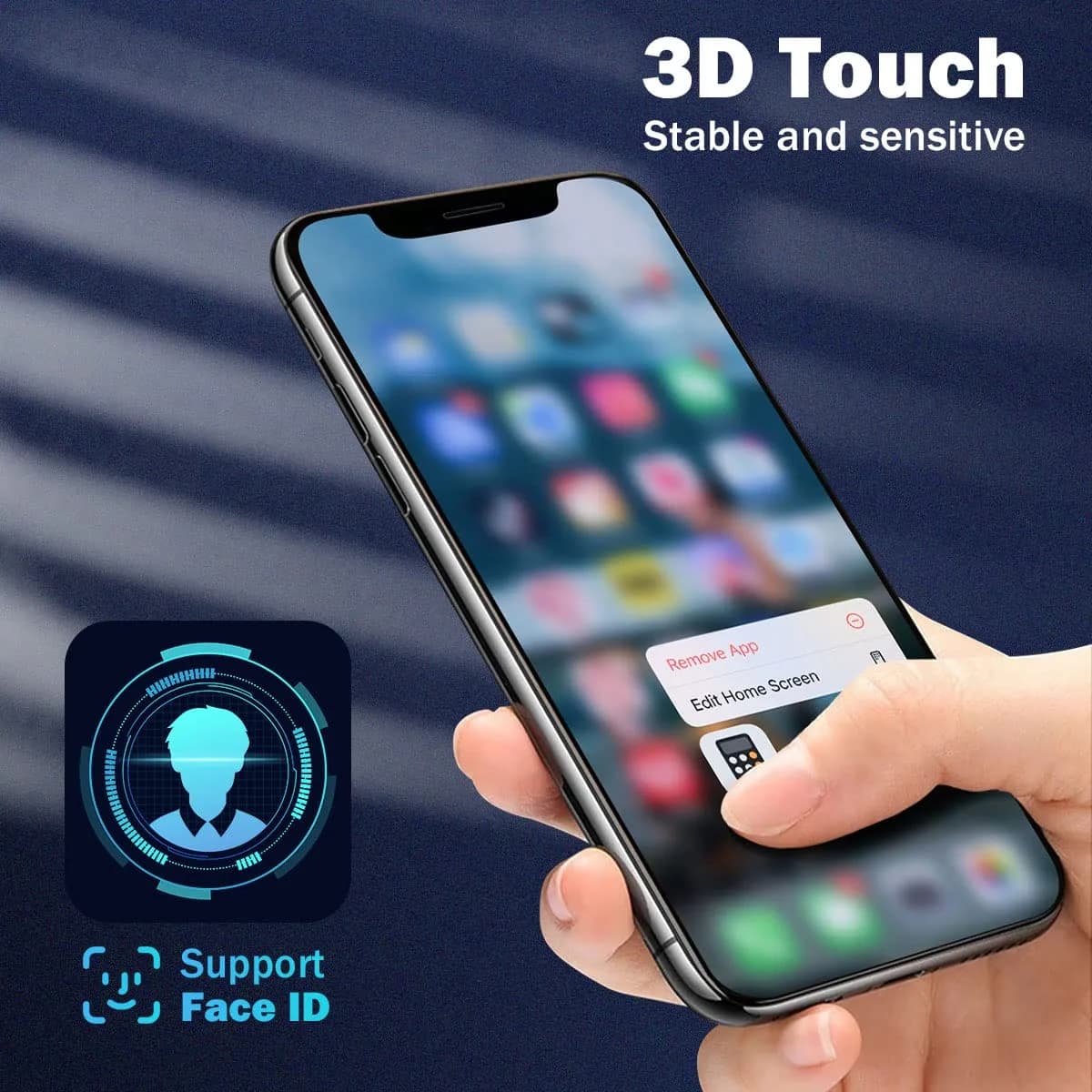 SIMDOG OLED Screen Replacement for iPhone XS MAX (6.5 inch) | TrueTone Programmable, Face ID Remains - view 2