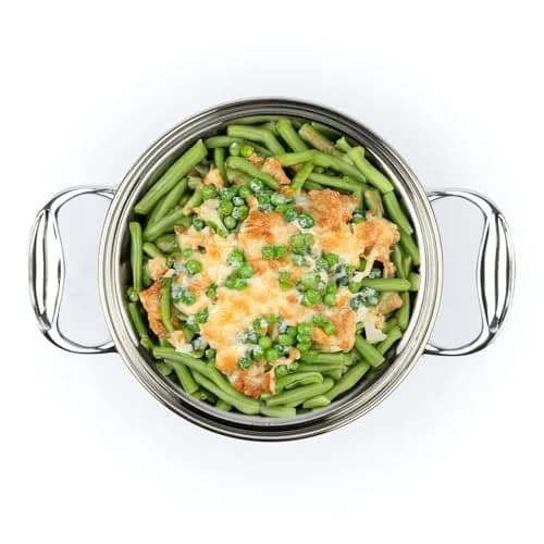 David Burke Splendor Stainless Steel 3-Quart Dutch Oven with Glass Lid | 2.83 kg (6.3 lb) Cookware thumbnail 4