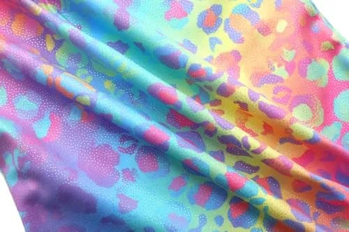 LUOUSE 2 Pack Girls Gymnastics Leotards with Shorts, Toddler & Little Kids Rainbow Leopard Print Unitards (25ml / 0.811 Fl Oz) thumbnail 4