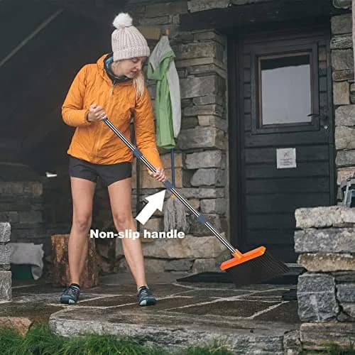 kelamayi Extendable Broom and Dustpan Set with Self-Cleaning Teeth, 129 cm (50.39 inches) | Ideal for Pet Hair & Indoor Sweeping thumbnail 6