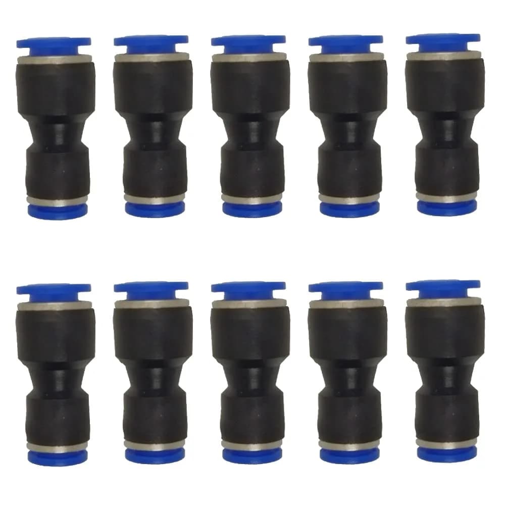 ROZESAZZ Pneumatic Quick Connect Fittings 3/8" OD x 5/16" OD | Easy to Install, Durable, Pack of 10 - main product image