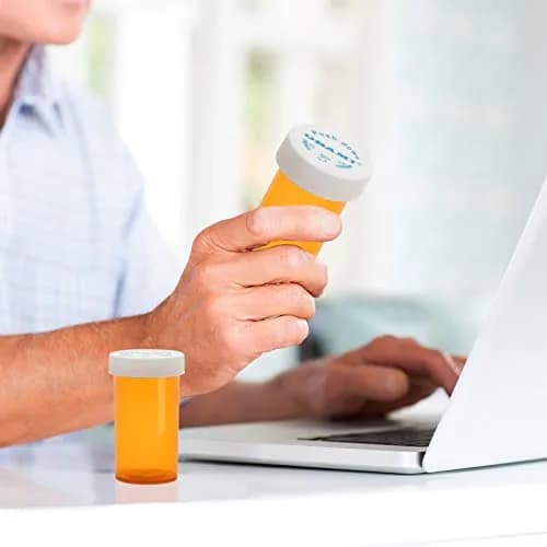 Obami 13 Dram (52ml) Orange Medicine Pill Bottles with Child-Resistant Caps - 12 Count | Perfect for Travel & Pharmacy Use thumbnail 7