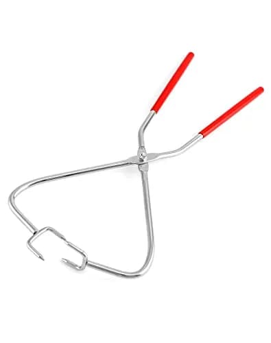 QWORK Dipping Tongs Glazing Tools 191g (0.42 lb) | Stainless Steel Pottery Clay Sculpture Pliers for Modeling thumbnail 1