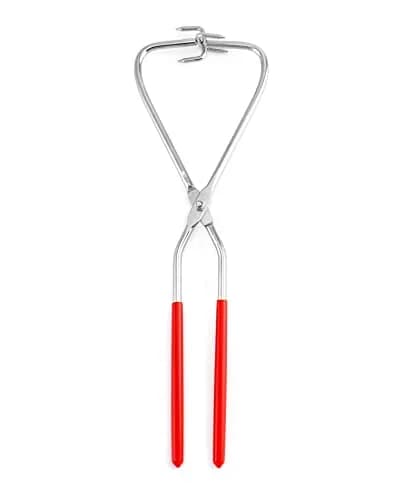 QWORK Dipping Tongs Glazing Tools 191g (0.42 lb) | Stainless Steel Pottery Clay Sculpture Pliers for Modeling thumbnail 2
