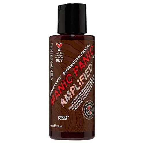 MANIC PANIC Amplified Dark Brown Semi-Permanent Hair Dye, 4 Fl Oz | Vegan, PPD & Ammonia Free thumbnail 1