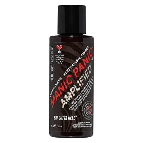 MANIC PANIC SuperNatural Dark Brown Hair Dye, Bat Outta Hell, 4 oz | Vegan, Semi-Permanent, No Ammonia thumbnail 1