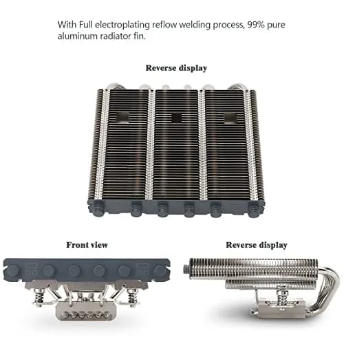 Thermalright AXP120-X67 Low Profile CPU Air Cooler 67mm Height | 6 Heat Pipes, 120mm PWM Fan, LGA 1700/AM4 Compatible thumbnail 7