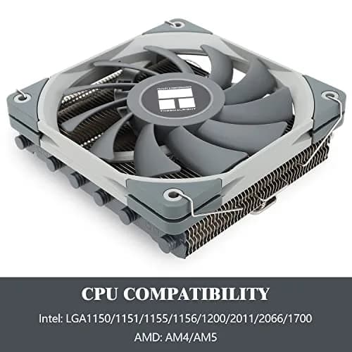 Thermalright AXP120-X67 Low Profile CPU Air Cooler 67mm Height | 6 Heat Pipes, 120mm PWM Fan, LGA 1700/AM4 Compatible thumbnail 3
