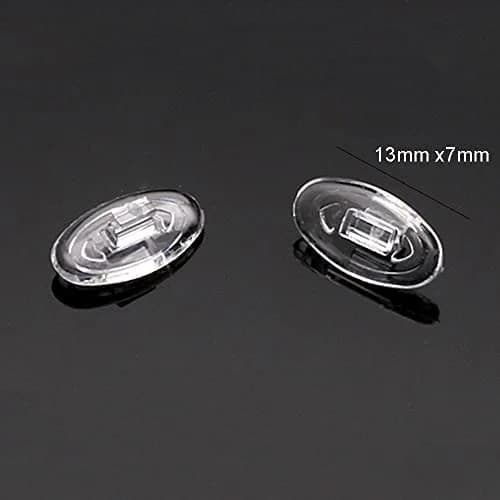 QYAJS 13mm Eyeglass Nose Pads Silicone Push-in Replacement for Oakley/Maui | Soft Silicone, 5Pairs thumbnail 3