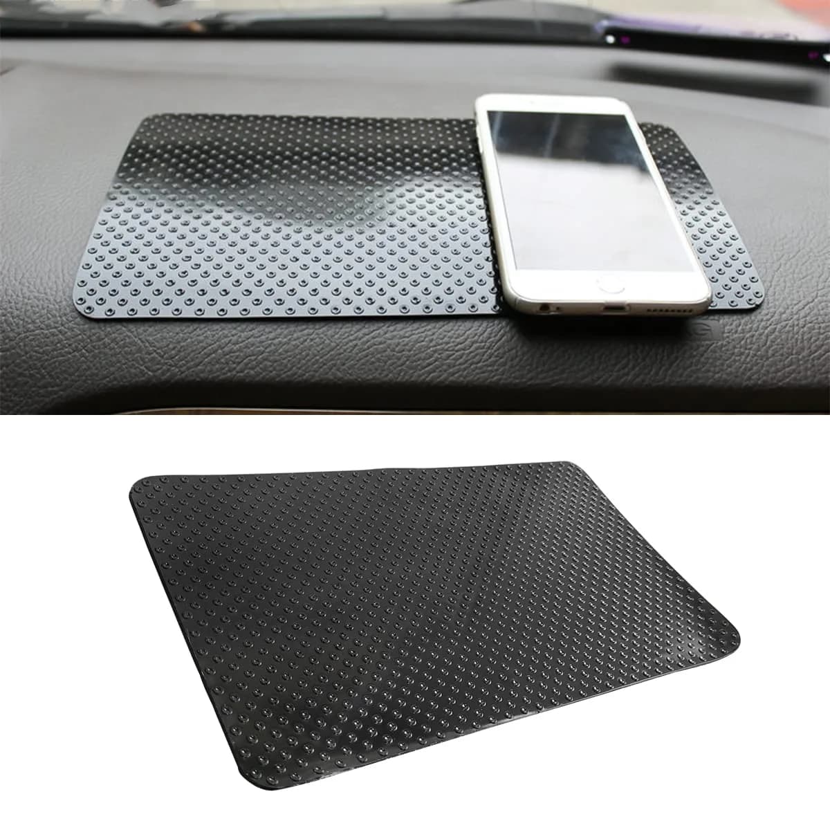 BLAU GRUN 10.6 in x 5.9 in Car Dashboard Anti-Slip Mat | Waterproof, Eco-Friendly, Universal Fit - main product image