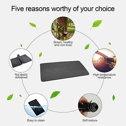 BLAU GRUN Universal Car Dashboard Anti-Slip Mat 27cm (10.6 Inch) x 15cm (5.9 Inch) | Holds Phones, Keys & More on Bumpy Roads thumbnail 4