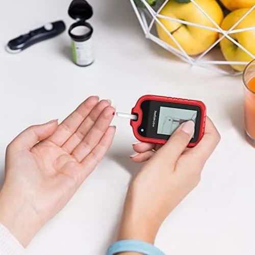 MEDMAX Silicone Case for Freestyle Libre 3 2 Reader | Red Protective Cover with Anti-Slip Grip thumbnail 7