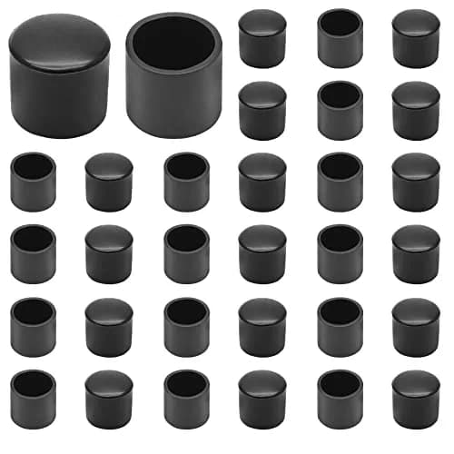 Auvotuis Black 32Pcs Furniture Floor Protector Tips for Legs <12mm | Protects Floors & Reduces Noise thumbnail 7