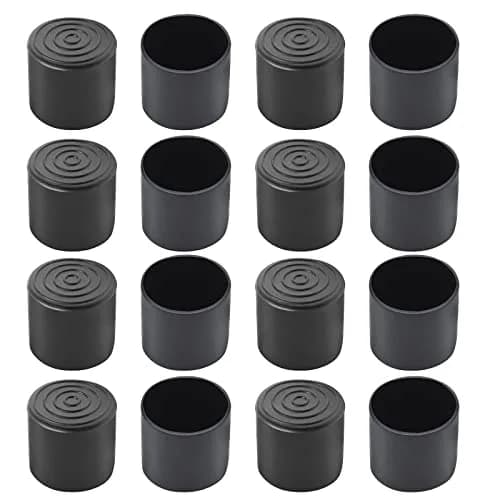 Auvotuis 16Pcs Black PVC Chair Leg Tips 38mm (1.5 Inch) | Protect Floors & Reduce Noise thumbnail 7