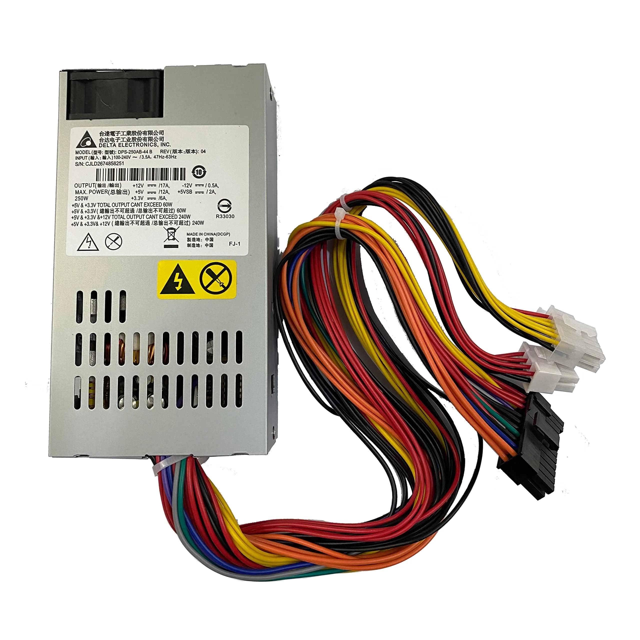 BestParts 250W Power Supply for Synology NAS DS1815+ DS1813+ DS1515+ DS1513+ DS1512+ DS1511+ DS1010+ RS814 RS815 DS2015xs QNAP TS531 DPS-250AB-44B DPS-250AB-89B | 100-240V Universal Input - main product image