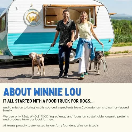 Winnie Lou The Canine Co. Mint Breath Bones 4 Oz | Organic Dog Treats for Fresh Breath thumbnail 5