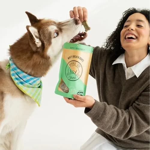 Winnie Lou The Canine Co. Mint Breath Bones 4 Oz | Organic Dog Treats for Fresh Breath thumbnail 2