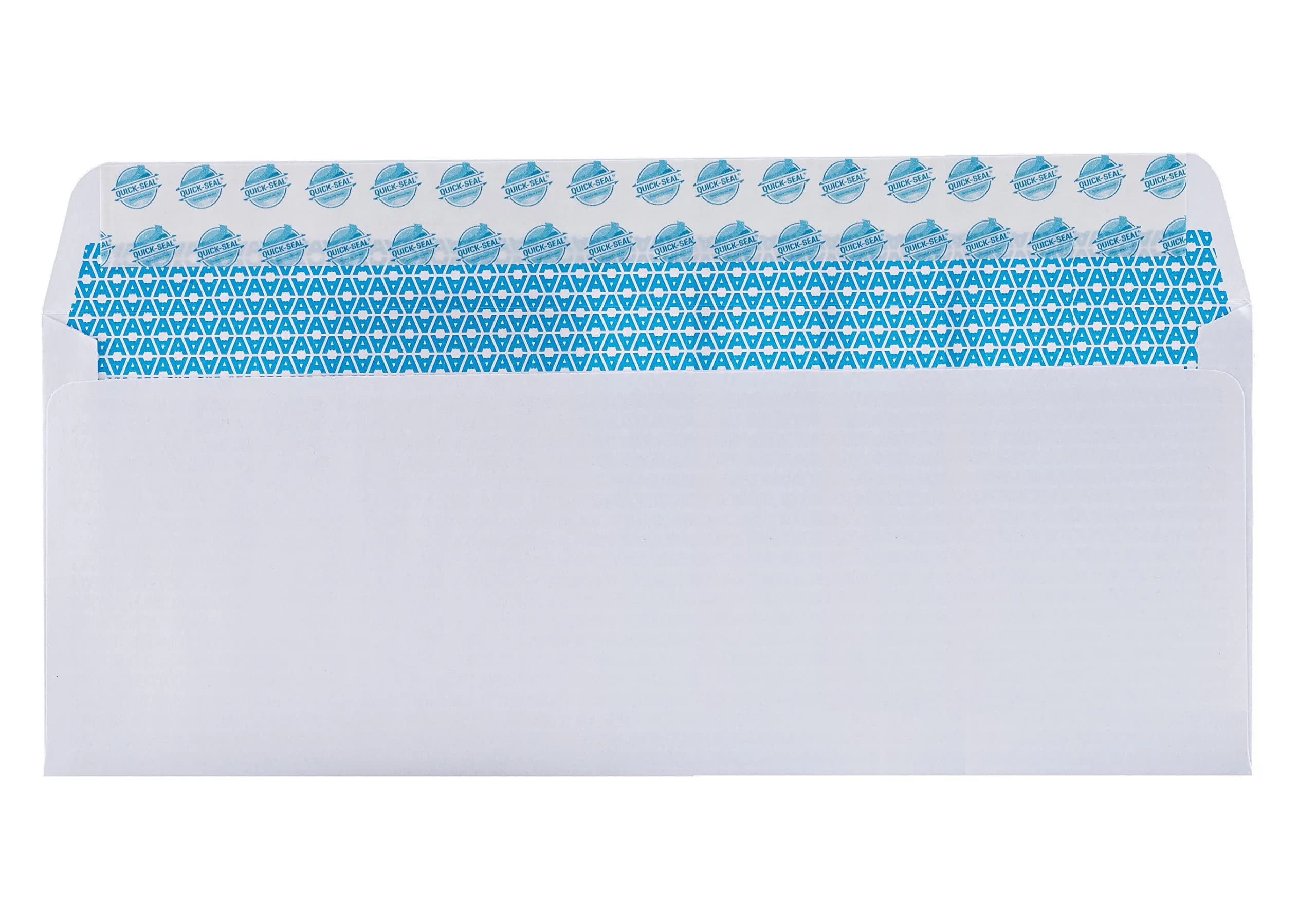 Aimoh Security Tinted Self-Seal Envelopes, Size 4-1/8 x 9-1/2 Inches, White, 1200 Count | Bulk Case of 1,200 Window-Less Envelopes - view 6