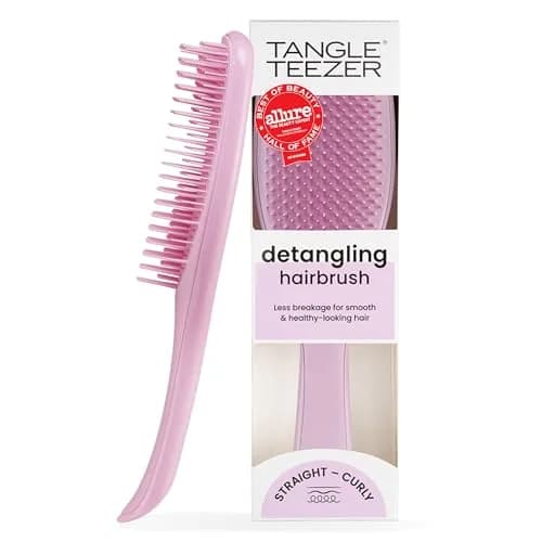 Tangle Teezer Ultimate Detangler Brush, Rosebud | Patented Two-Tiered Teeth Reduce Breakage thumbnail 1