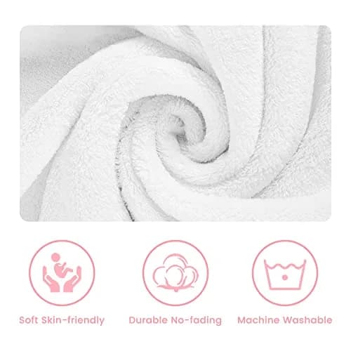 M&G House Newborn Photography Props Baby Bathrobe Set White 6-13 Months | Soft Cotton Crochet thumbnail 3