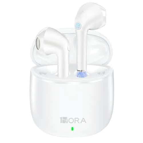 1 Hora Wireless Earbuds Bluetooth 5.3 Headphones (White) | True Wireless Stereo Earbuds with 10m Range thumbnail 1