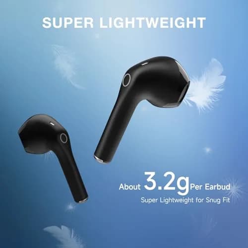 1 Hora Wireless Earbuds Black | Bluetooth 5.3, 22 Hours Playtime, Clear Calls, Deep Bass thumbnail 7