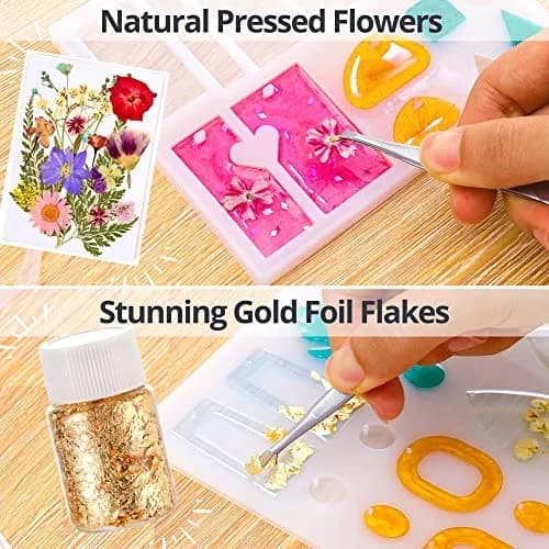 Piccassio Resin Jewelry Kit for Beginners | Complete DIY Craft Set with Molds & Tools thumbnail 4