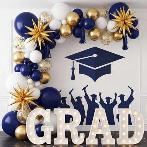 rubfac Navy Blue Balloons 129pcs Assorted Sizes | Party Garland Arch Kit for Birthday Baby Shower Wedding thumbnail 6