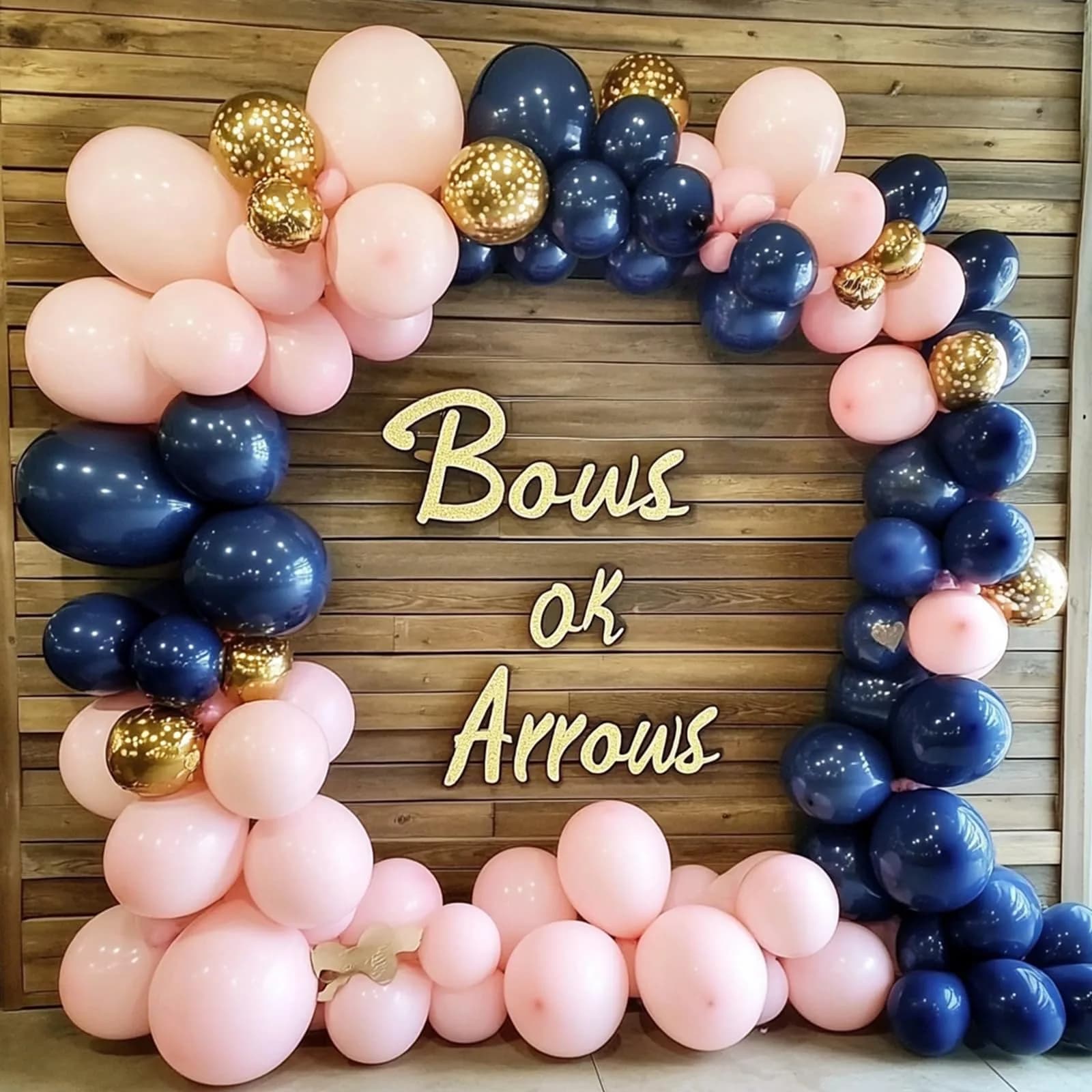 rubfac Navy Blue Balloons 129pcs Assorted Sizes | Party Garland Arch Kit for Birthday Baby Shower Wedding - view 7