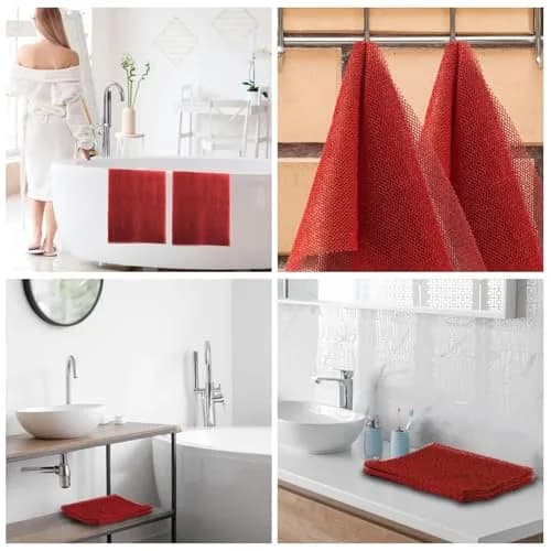 UJFQBH African Net Bath Sponge 80cm (31.5in) | Exfoliating Shower Body Scrubber for Back and Skin thumbnail 8