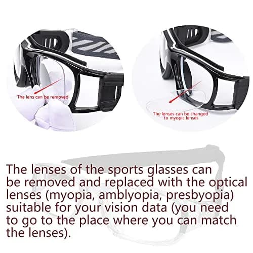 SooGree Sport Goggles Glasses Squash & Racquetball Impact-Resistant Impact thumbnail 4