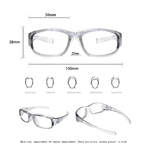SooGree Sport Goggles Glasses Squash & Racquetball Impact-Resistant Impact thumbnail 2