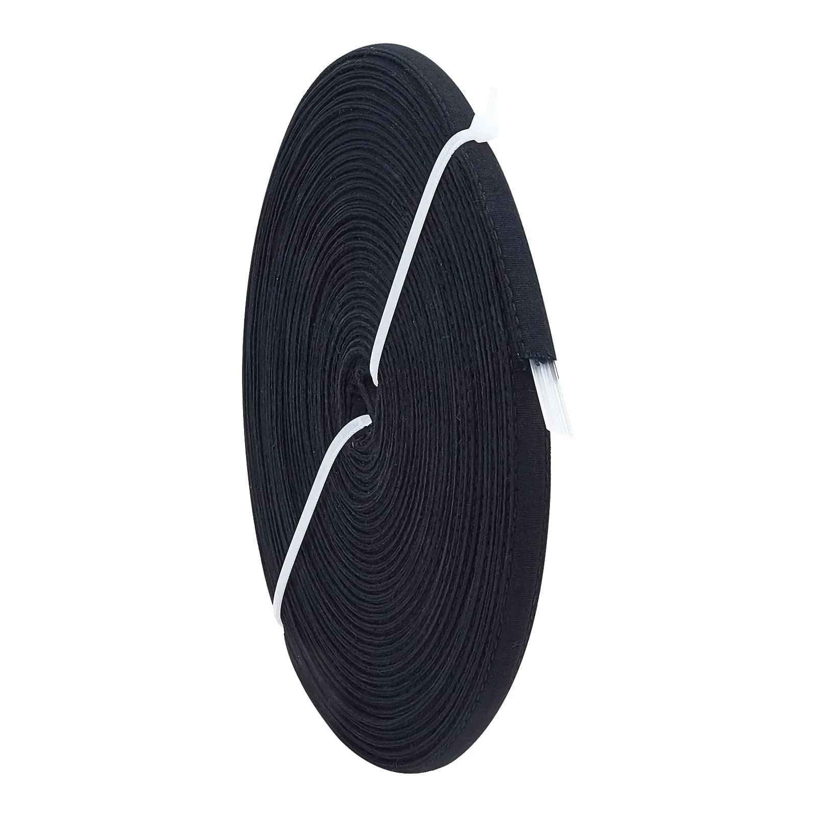 PH PandaHall Cotton Covered Plastic Boning 10mm (0.4") Wide, 12 Yards (11m) Long | Sewable & Washable for Corsets, Bridal Gowns, Hats — Black / 10mm W x 12 Yards L