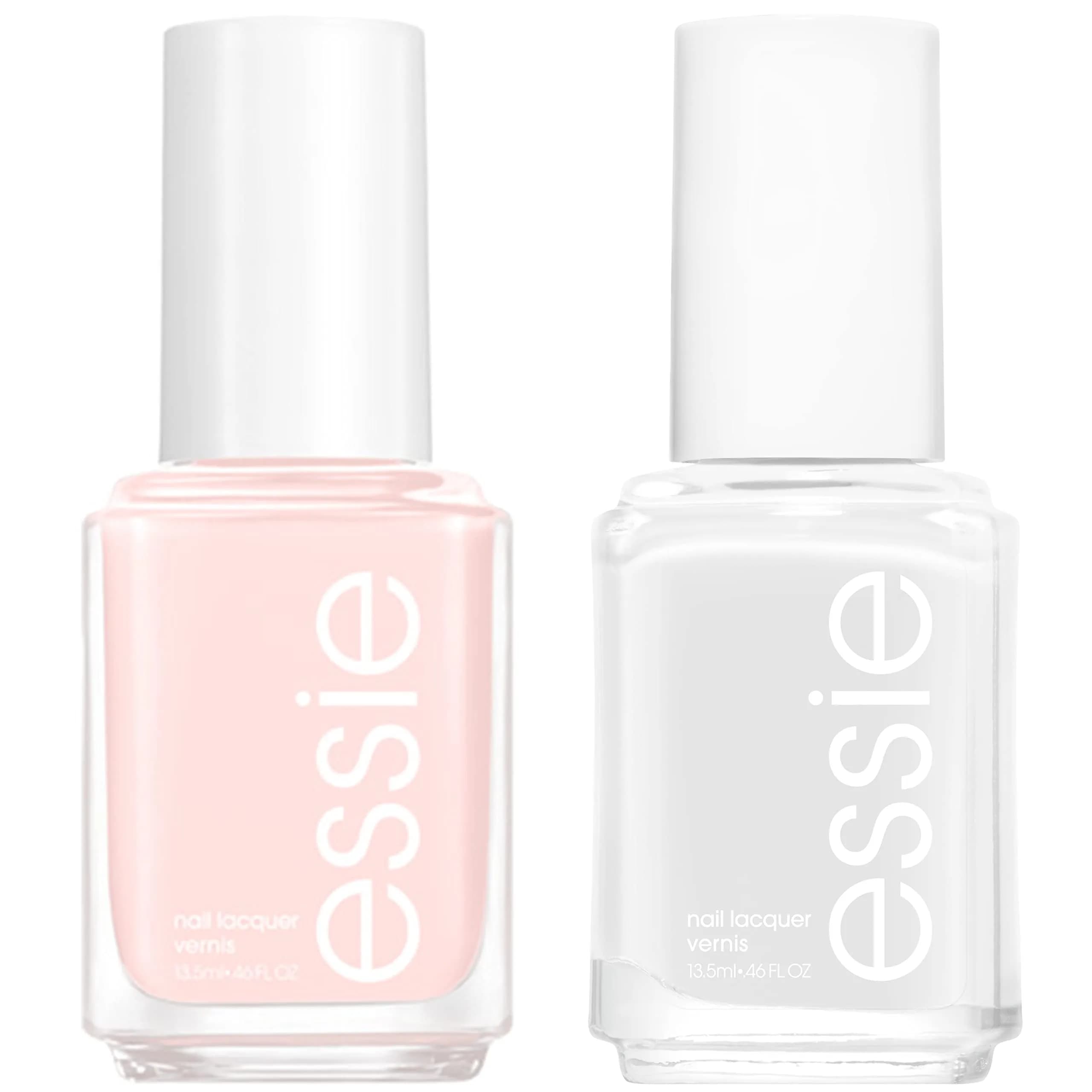 essie Ballet French Manicure Kit 0.92 Fl Oz | Vegan, 8-Free, Salon Quality