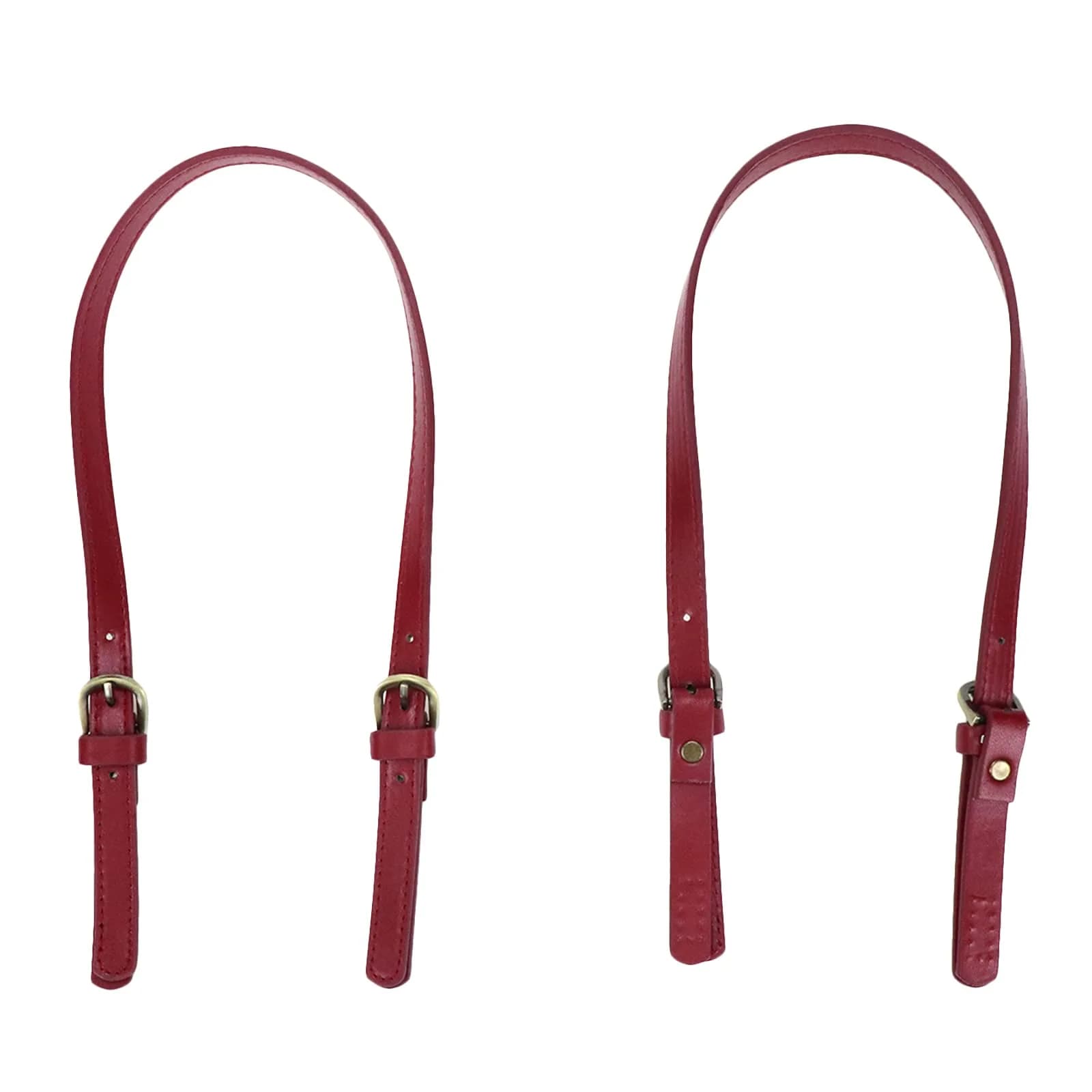 Semetall PU Leather Replacement Purse Straps 2 Pcs 65cm to 71cm | Adjustable Bag Handles for Handbags & Shoulder Bags - main product image