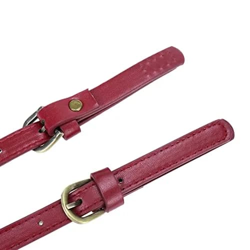 Semetall PU Leather Replacement Purse Straps 2 Pcs 65cm to 71cm | Adjustable Bag Handles for Handbags & Shoulder Bags thumbnail 4