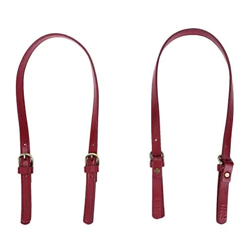 Semetall PU Leather Replacement Purse Straps 2 Pcs 65cm to 71cm | Adjustable Bag Handles for Handbags & Shoulder Bags thumbnail 1