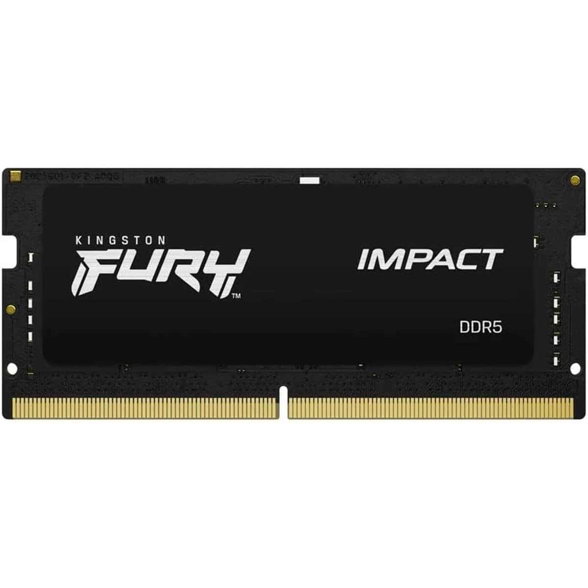 Kingston FURY Impact 32GB (2x16GB) 4800MT/s DDR5 CL38 SODIMM XMP Ready KF548S38IBK2-32 — 32GB
