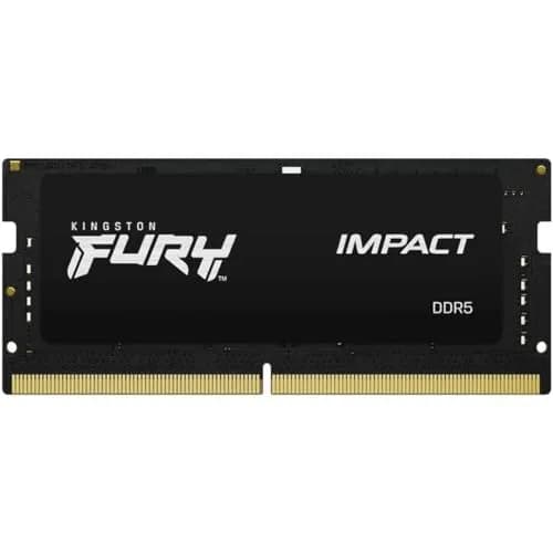 Kingston FURY Impact 32GB (2x16GB) 4800MT/s DDR5 CL38 SODIMM XMP Ready KF548S38IBK2-32 thumbnail 1