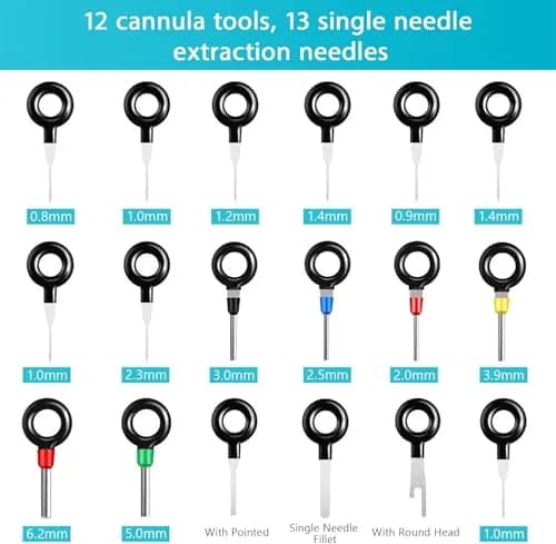Kikerike Terminal Removal Tool Kit 45 Pcs | Automotive Electrical Connector Pin Extractor thumbnail 2