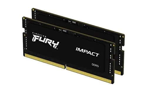 Kingston FURY Impact 64GB (2x32GB) 4800MT/s DDR5 CL38 SODIMM XMP Ready Laptop Memory Kit thumbnail 1