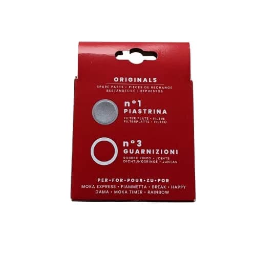 Bialetti Moka Pot Spare Parts Kit for 6-Cup Moka Express | 3 Gaskets & 1 Plate thumbnail 3